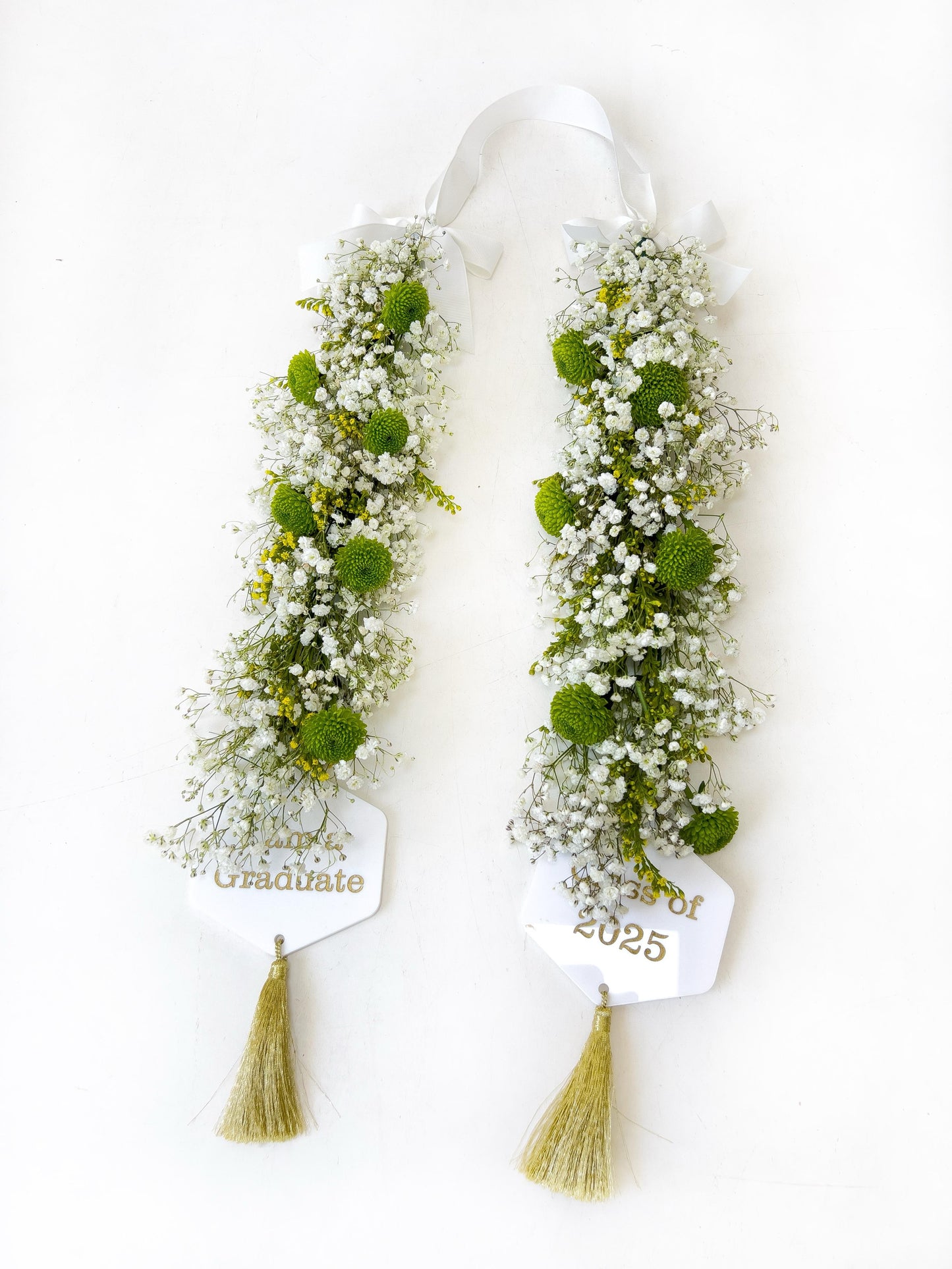 Natural Flower Graduation Lei – Class of 2025