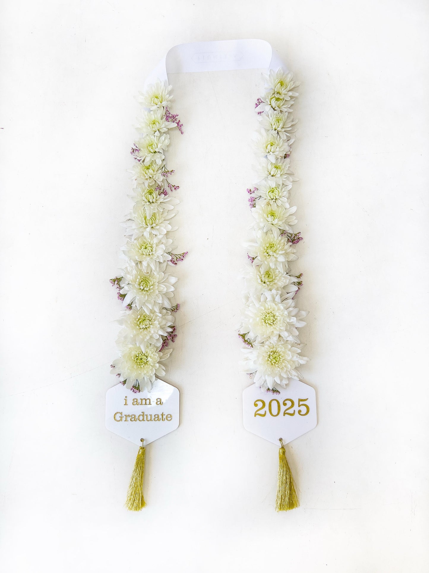 Natural Flower Graduation Lei – For Kids