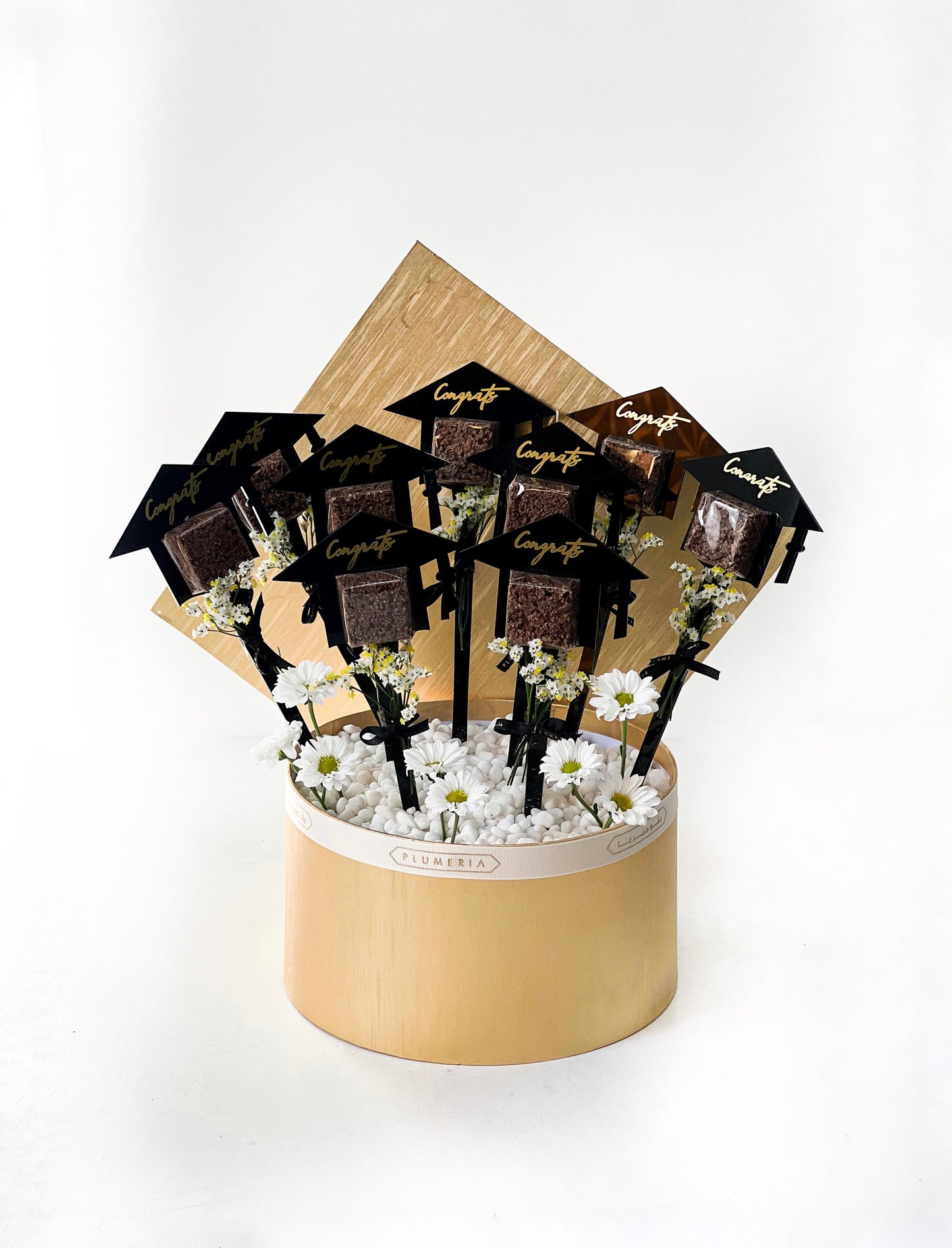 Graduation Chocolate Box 2025 – Elegant Gift by Plumeria