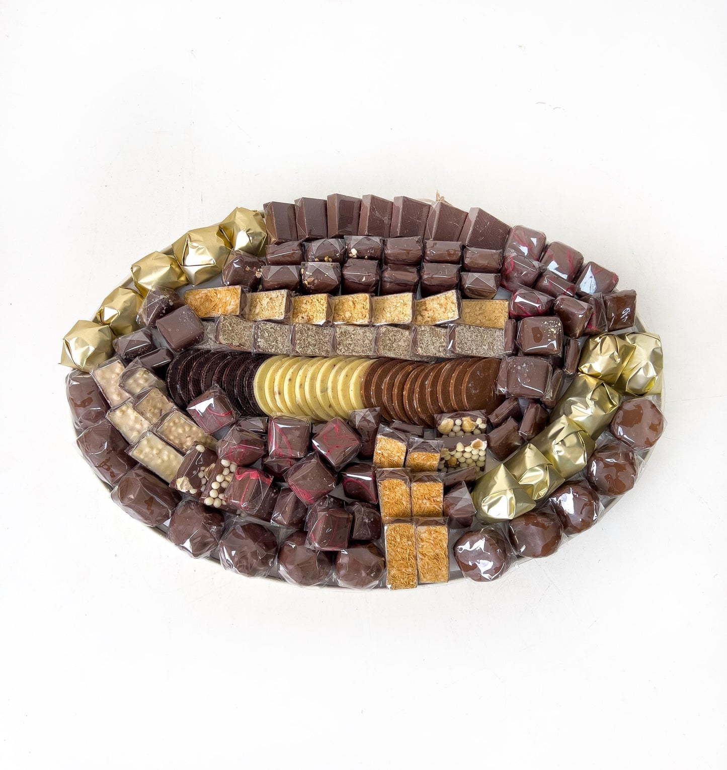 Elegant Chocolate Tray - 2kg Mixed Flavors